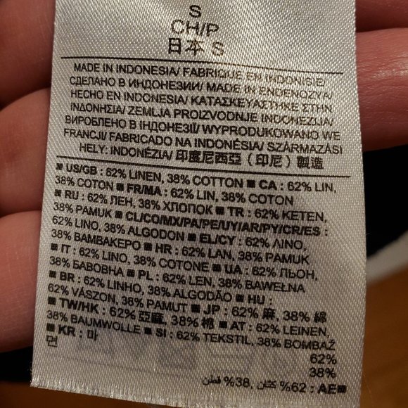 GAP Navy Blue V-Neck Sweater Size Small - Picture 4 of 5